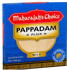 Maharaja 100g Pappadam Plain 3inch