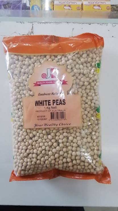 JK Internarional 1kg White Peas