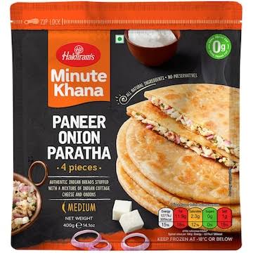 Haldiram 400g Paneer Onion Paratha