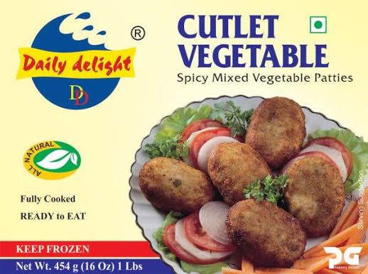 Daily Delight 350g Veg Cutlet