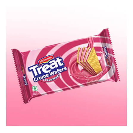 Britannia 75G Strawberry Wafers