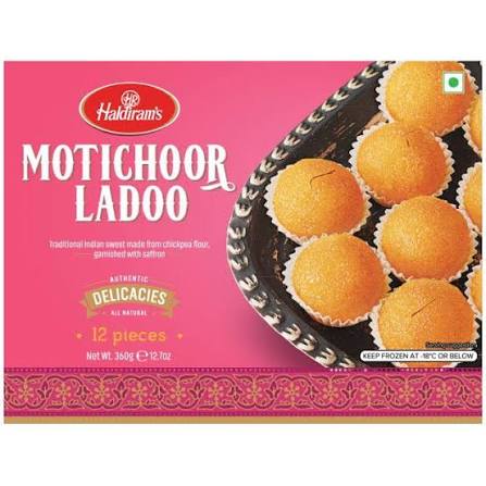 Haldiram 360Gm moti choor ladoo