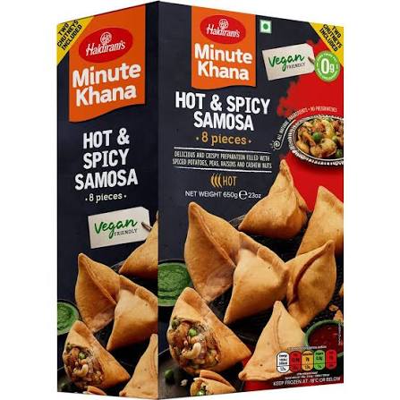 Haldiram 650g Hot N Spicy Samosa