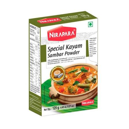 Nirapara 125g Kayam sambar Powder