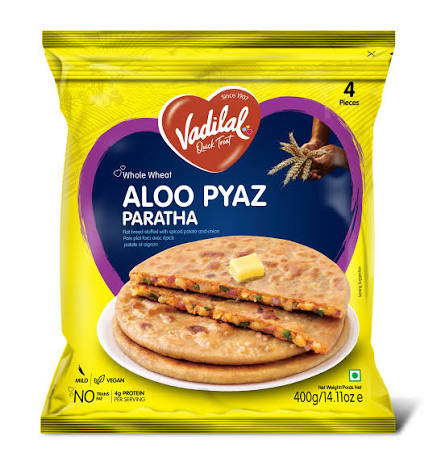 Vadilal 400G  Aloo Pyaz paratha