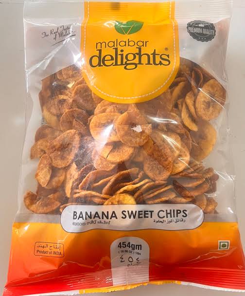 Malabar Delight 454g Banana(Ripe) Sweet chips